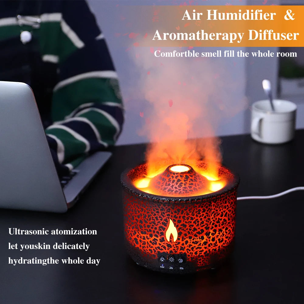 Volcano Flame humidifier