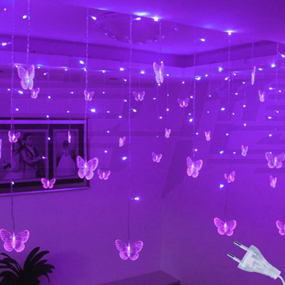 LED Butterfly Lights String