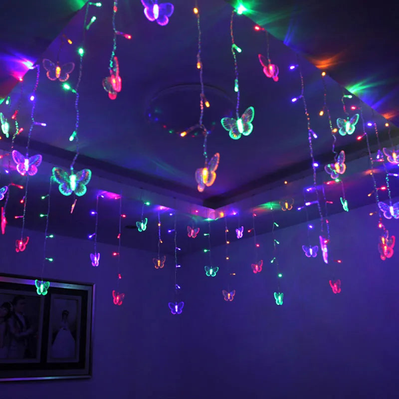LED Butterfly Lights String