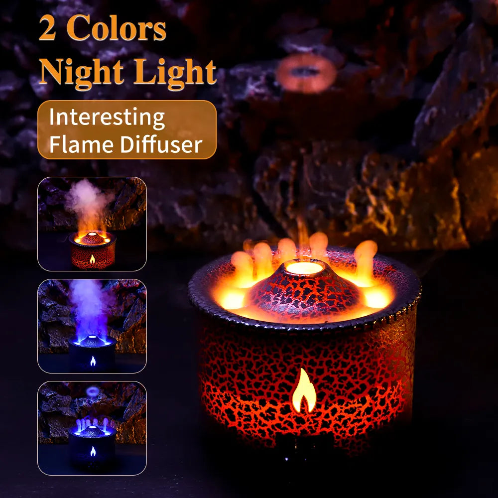 Volcano Flame humidifier