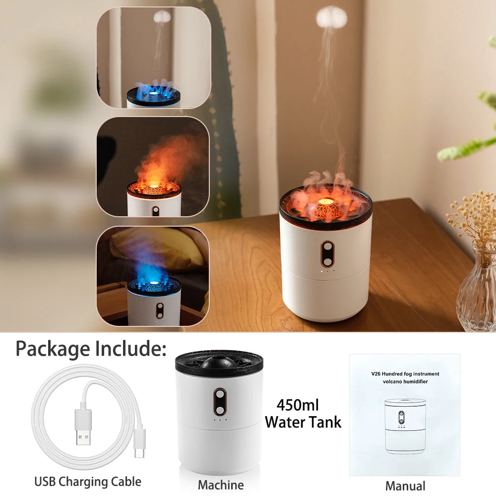 Volcano Flame humidifier